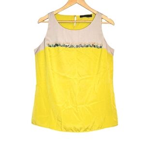 The Limited Bejeweled Lime Tank size M